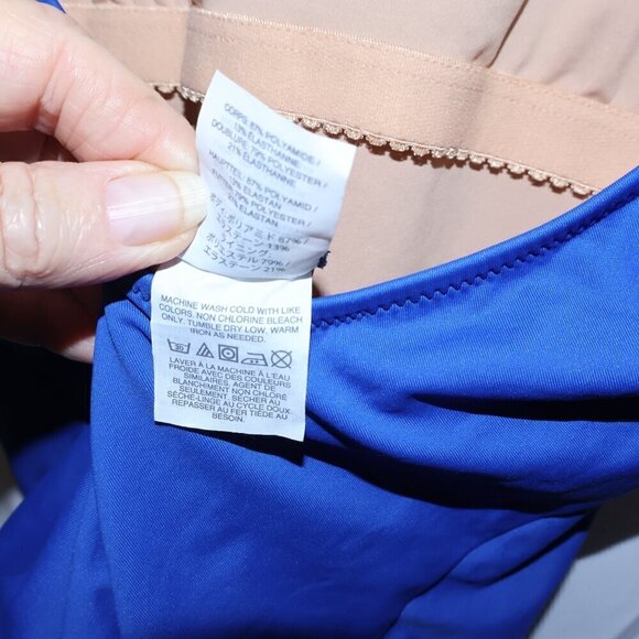 J. Crew One Piece Royal Blue Swim Suit Size 4 - Picture 6 of 10